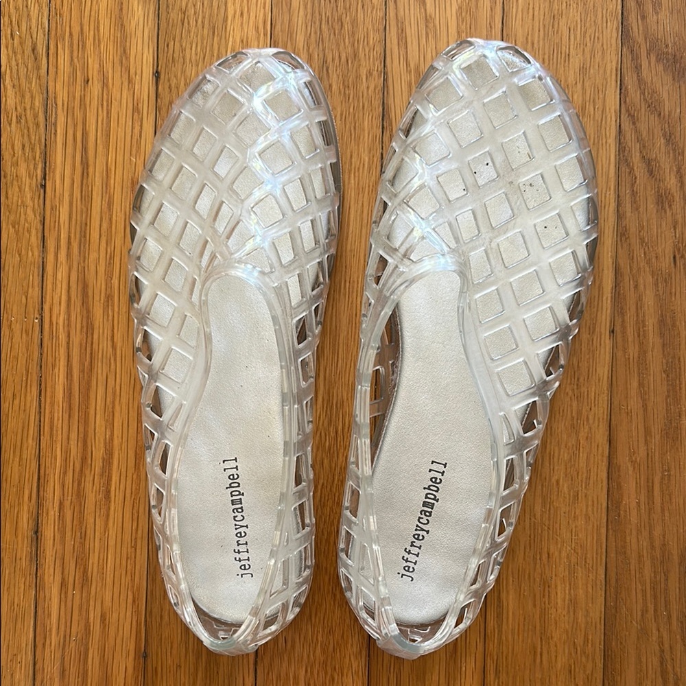 Jeffrey Campbell Transparent Flats